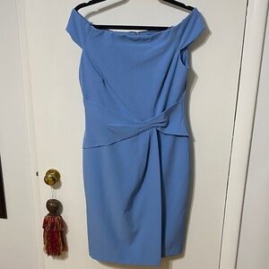 Ralph Lauren Elegant Strapless Blue Dress